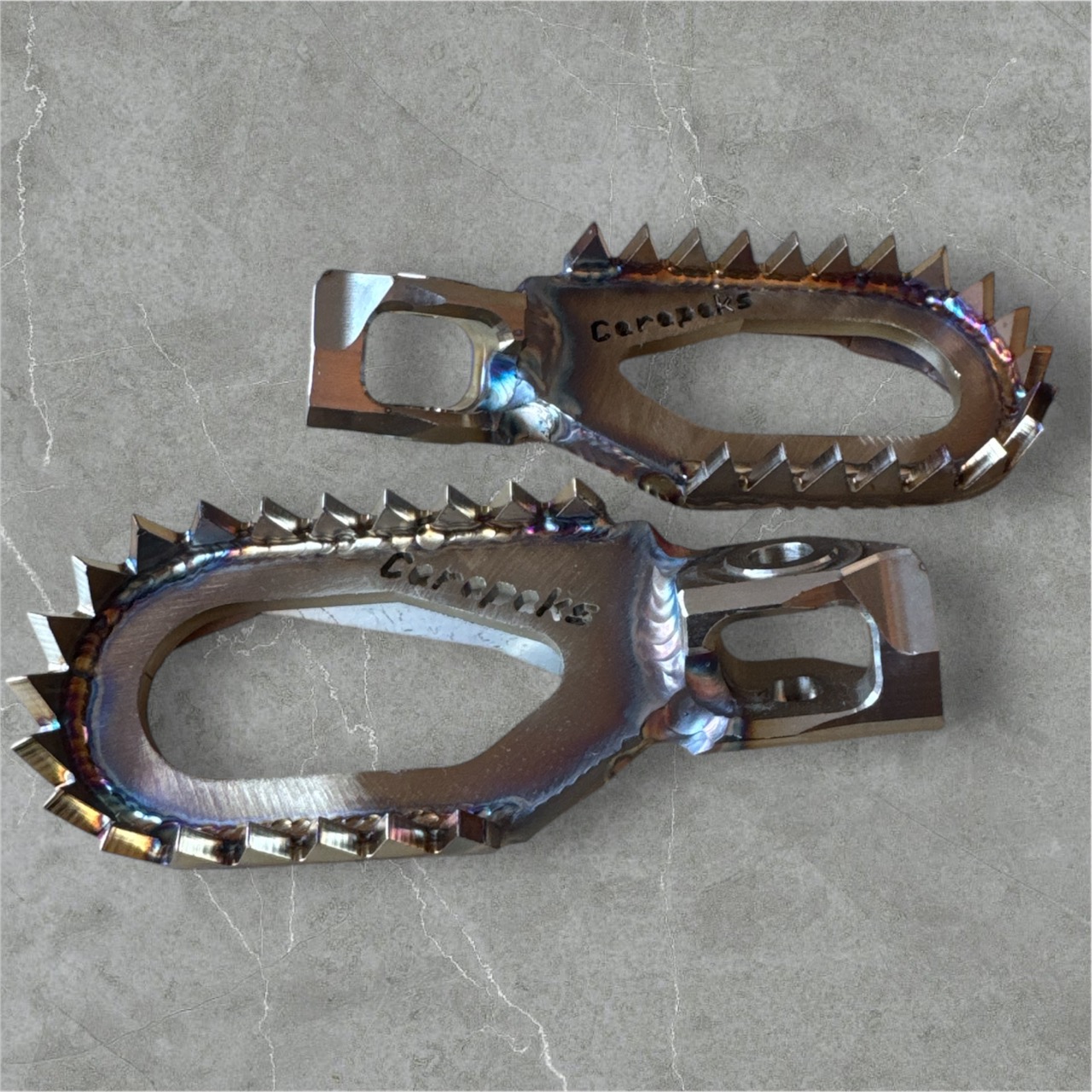 Stainless Steel Foot Pegs fits KTM Husqvarna GASGAS MY2023‑2025