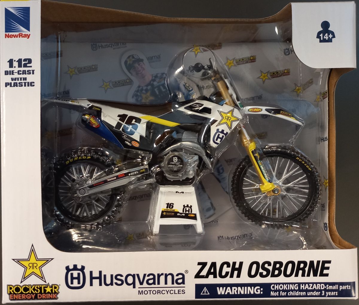 Minimotor Husqvarna FC450 Rockstar Zach Osborne #16