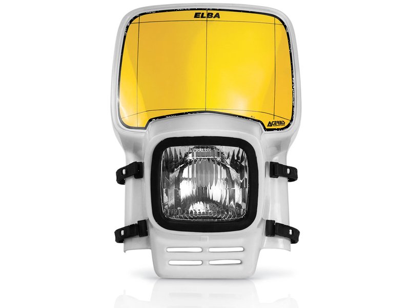 ACERBIS Lampenmaske ELBA ohne ECE weiss
